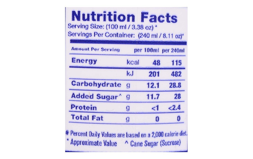 MOH Orange Juice With Sacs    Tin  240 millilitre